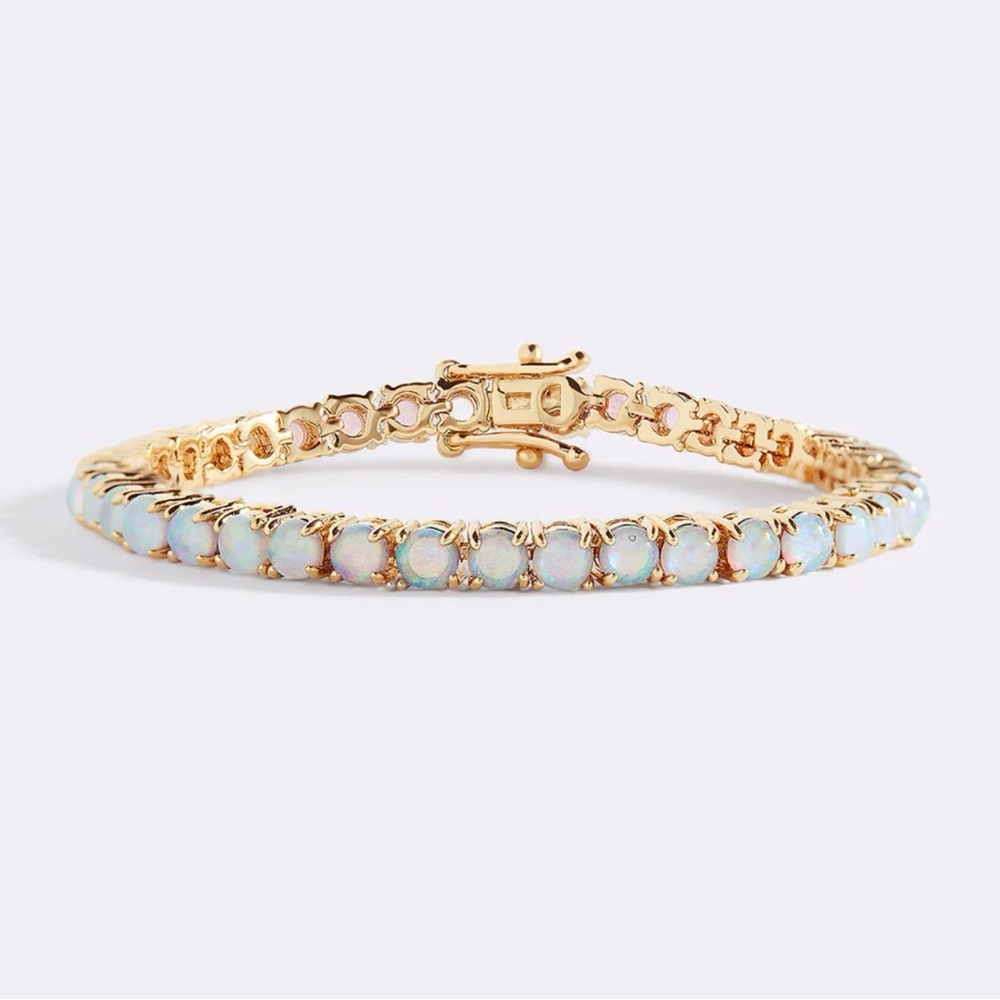 Blue Opal Tennis Bracelet Brand New